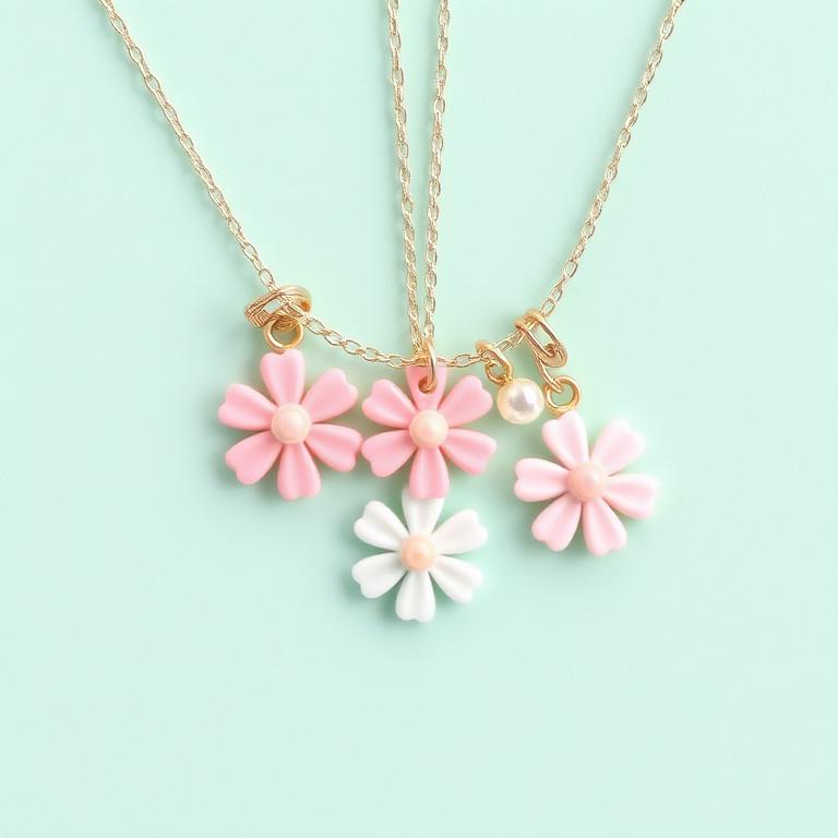 Pastel Flower Necklace
